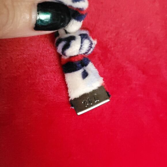 Muk Luks Hoodie Loungewear Velour Freedeom Red Aztec womens Medium - Picture 8 of 12